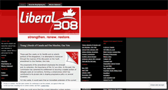 Desktop Screenshot of liberal308.wordpress.com