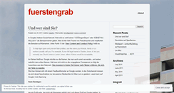 Desktop Screenshot of fuerstengrab.wordpress.com
