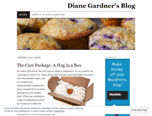 Tablet Screenshot of dianegardner1.wordpress.com