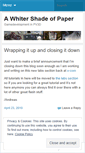 Mobile Screenshot of papergem.wordpress.com