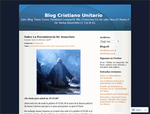 Tablet Screenshot of cristianounitario.wordpress.com