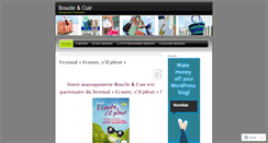 Desktop Screenshot of boucleetcuir.wordpress.com