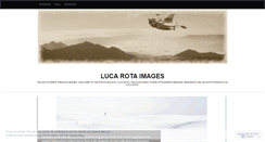 Desktop Screenshot of lucarotaimages.wordpress.com