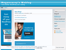 Tablet Screenshot of megancarey.wordpress.com