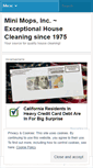 Mobile Screenshot of minimops.wordpress.com