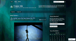 Desktop Screenshot of crappyads.wordpress.com