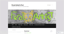 Desktop Screenshot of feralartist.wordpress.com