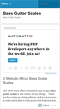 Mobile Screenshot of bassguitarscales.wordpress.com
