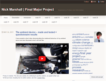 Tablet Screenshot of nickmarshallfmp.wordpress.com