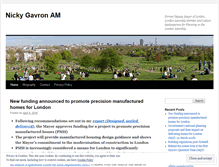 Tablet Screenshot of nickygavron.wordpress.com