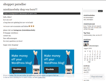 Tablet Screenshot of misskimos.wordpress.com