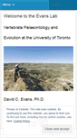 Mobile Screenshot of evanslab.wordpress.com