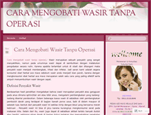 Tablet Screenshot of caramengobatiwasirtanpaoperasi001.wordpress.com