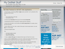 Tablet Screenshot of mydotnetstuff.wordpress.com