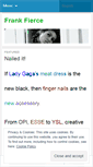 Mobile Screenshot of frankfierce.wordpress.com