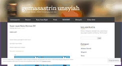 Desktop Screenshot of gemasastrin.wordpress.com