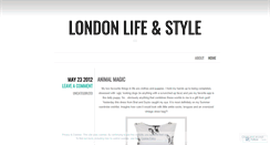 Desktop Screenshot of londonlifeandstyle.wordpress.com