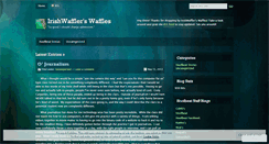 Desktop Screenshot of irishwaffler.wordpress.com