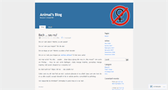 Desktop Screenshot of animalme.wordpress.com