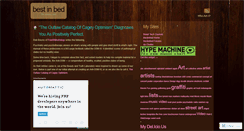Desktop Screenshot of bestinbed.wordpress.com
