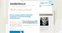 Desktop Screenshot of davidechicco.wordpress.com