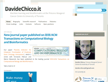 Tablet Screenshot of davidechicco.wordpress.com