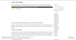 Desktop Screenshot of juizofinal.wordpress.com