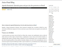 Tablet Screenshot of juizofinal.wordpress.com