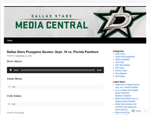 Tablet Screenshot of dallasstarspr.wordpress.com