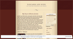 Desktop Screenshot of pancakesandwine.wordpress.com