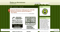 Desktop Screenshot of nunoaenmovimiento.wordpress.com