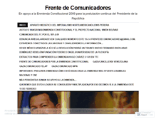 Tablet Screenshot of frentedecomunicadores.wordpress.com