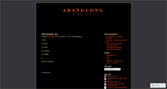 Desktop Screenshot of abanglong.wordpress.com
