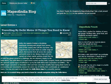 Tablet Screenshot of mapsofindia1.wordpress.com