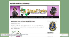 Desktop Screenshot of elpischristianfellowship.wordpress.com