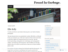 Tablet Screenshot of foundingarbage.wordpress.com