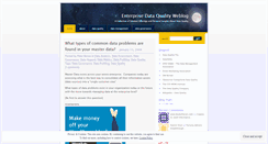 Desktop Screenshot of enterprisedataquality.wordpress.com