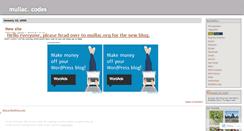 Desktop Screenshot of mullac.wordpress.com