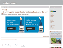 Tablet Screenshot of mullac.wordpress.com