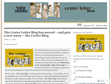 Tablet Screenshot of centerforparishdevelopment.wordpress.com