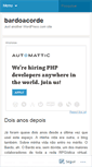 Mobile Screenshot of bardoacorde.wordpress.com