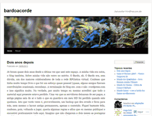 Tablet Screenshot of bardoacorde.wordpress.com