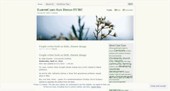 Desktop Screenshot of earthcarefumcsd.wordpress.com