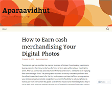 Tablet Screenshot of aparaavidhut.wordpress.com