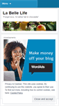 Mobile Screenshot of labellelife.wordpress.com
