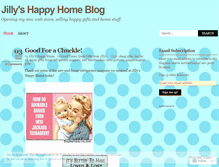 Tablet Screenshot of jillyshappyhome.wordpress.com
