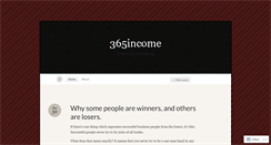 Desktop Screenshot of 365income.wordpress.com