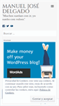 Mobile Screenshot of manueljosedelgado.wordpress.com