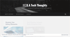 Desktop Screenshot of ieba.wordpress.com