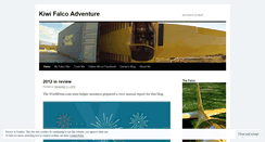Desktop Screenshot of kiwifalcoadventure.wordpress.com